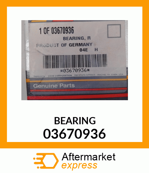 BEARING 03670936