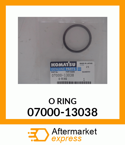 O RING 07000-13038