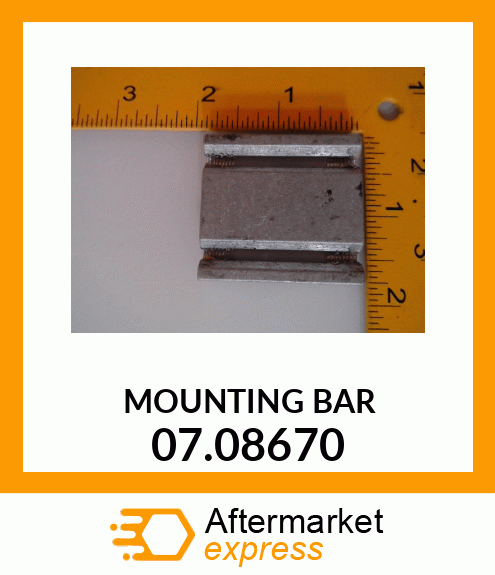 MOUNTING BAR 07.08670