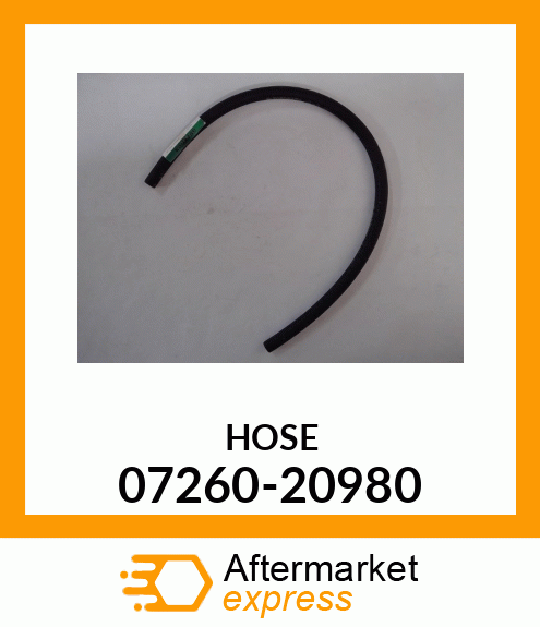 HOSE 07260-20980