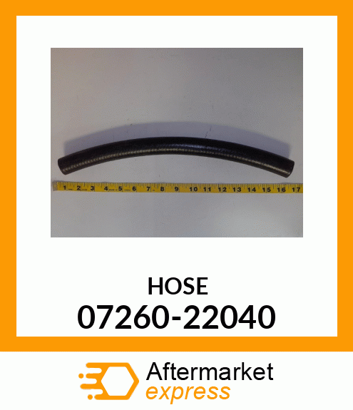 HOSE 07260-22040