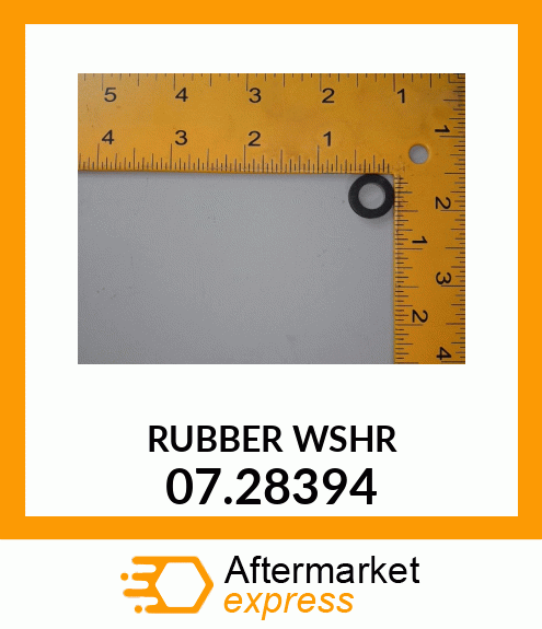 RUBBER WSHR 07.28394