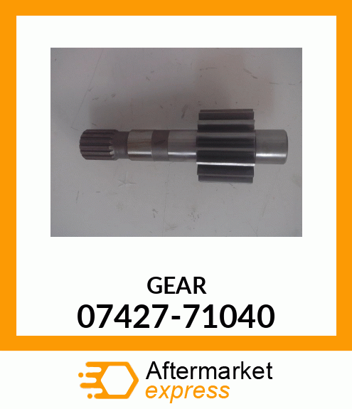 GEAR 07427-71040