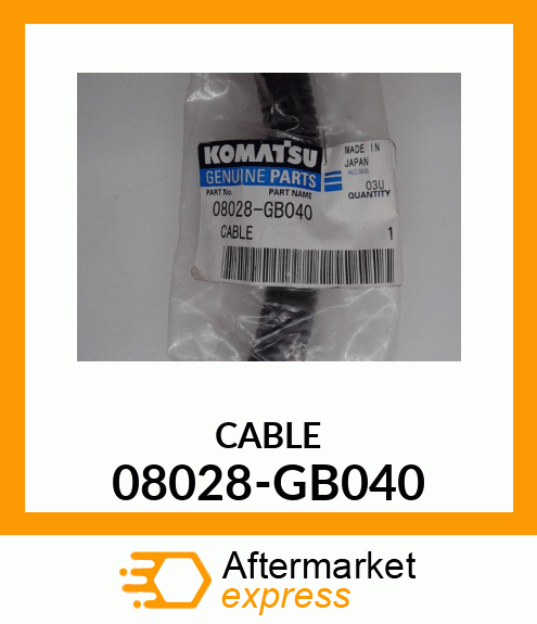 CABLE 08028-GB040