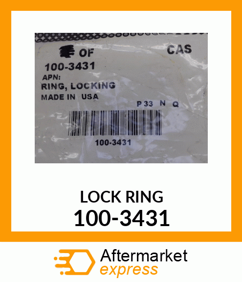 LOCK RING 100-3431