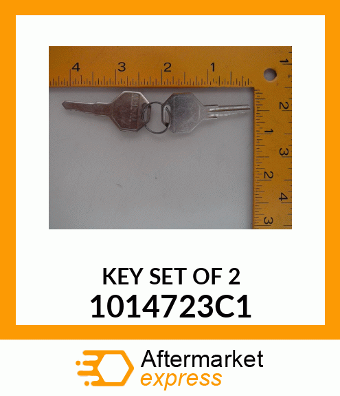 KEY SET OF 2 1014723C1