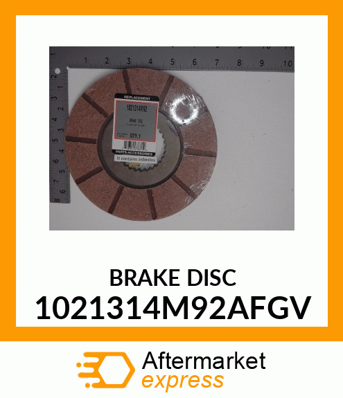 BRAKE DISC 1021314M92AFGV