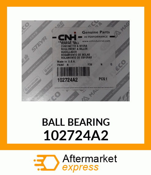 BALL BEARING 102724A2