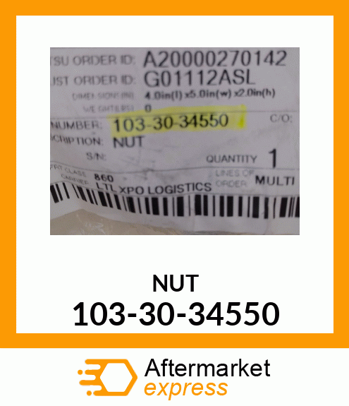 NUT 103-30-34550