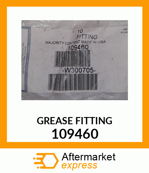 GREASE FITTING 109460