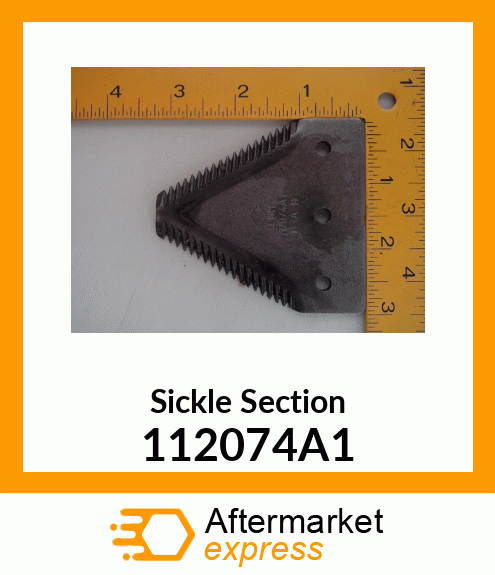 Spare part 112074A1 + Sickle Section