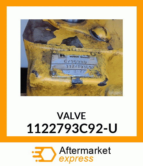 VALVE 1122793C92-U