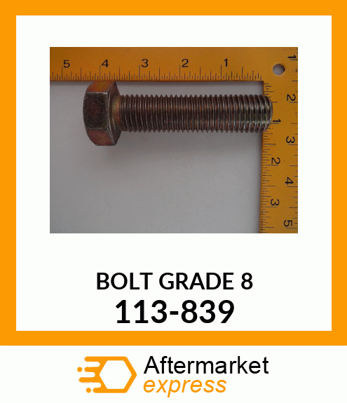 BOLT GRADE 8 113-839