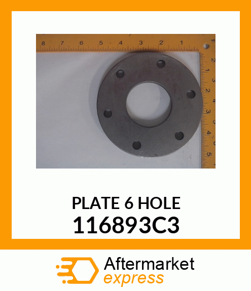 PLATE 6 HOLE 116893C3