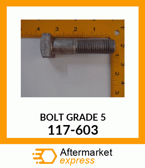 BOLT GRADE 5 117-603