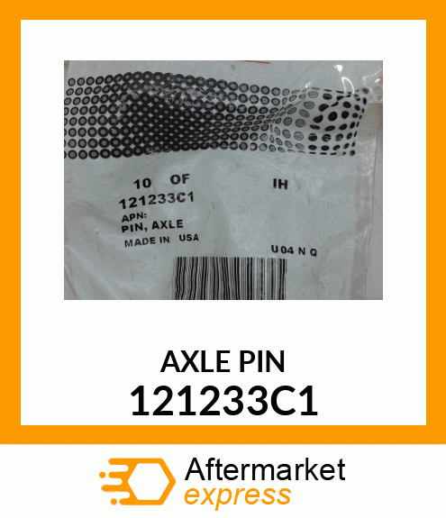 AXLE PIN 121233C1