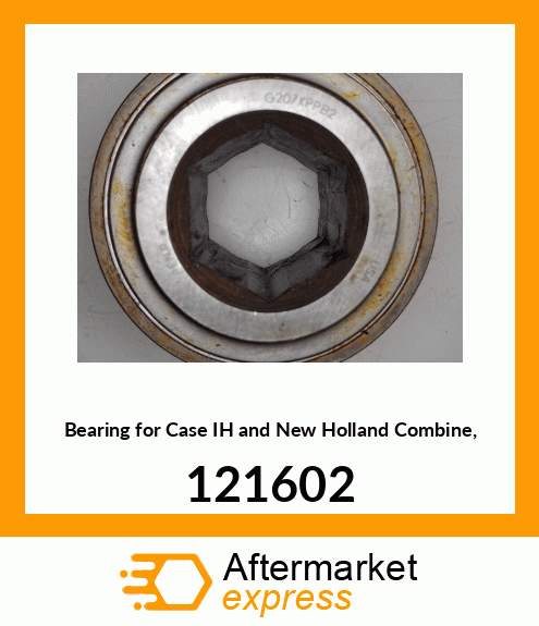 Spare part 121602 + Bearing for IH and New Holland Combine, 121602