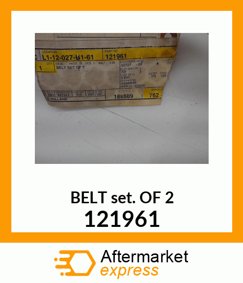 BELT SET OF 2 121961