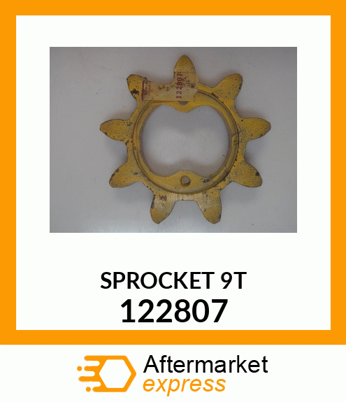 SPROCKET 9T 122807
