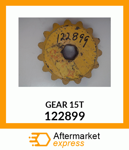 GEAR 15T 122899