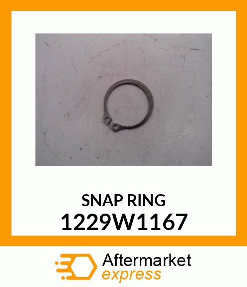 SNAP RING 1229W1167