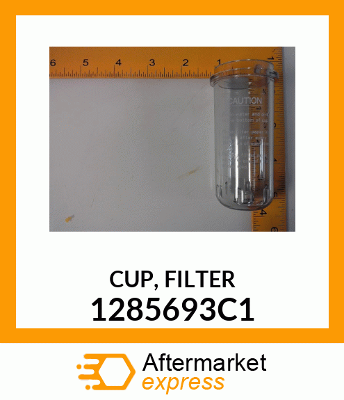 CUP, FILTER 1285693C1