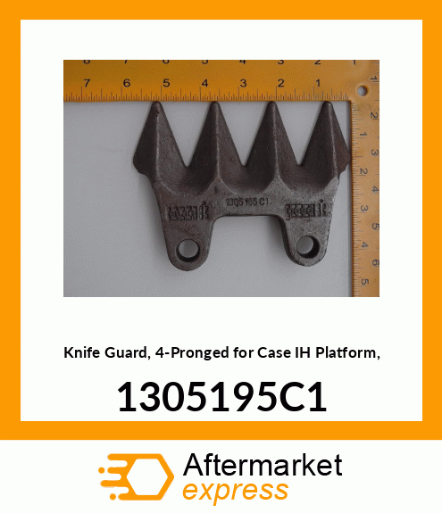 Knife Guard, 4-Pronged for IH Platform, 1305195C1 1305195C1