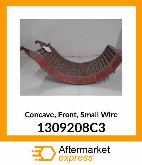 Spare part 1309208C3 + Concave, Front, Small Wire