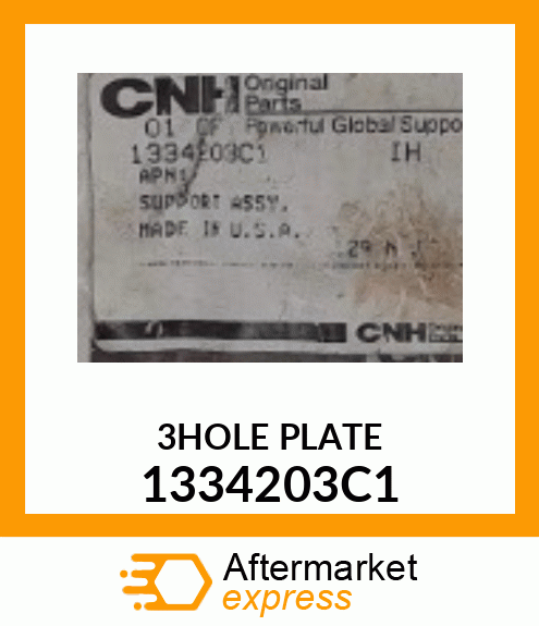 3HOLE PLATE 1334203C1