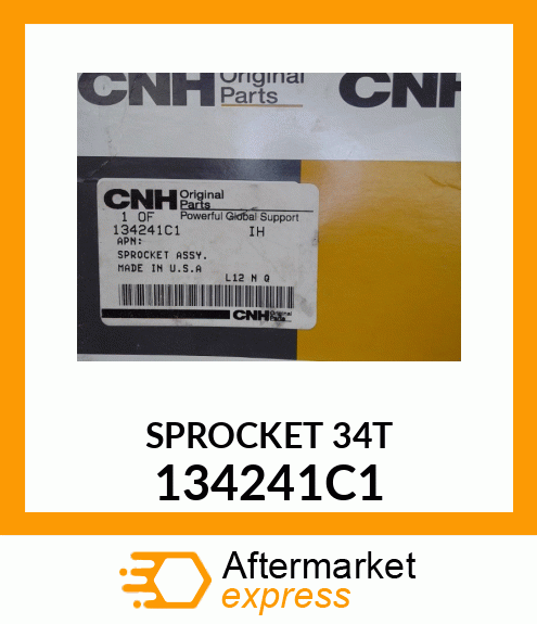 SPROCKET 34T 134241C1