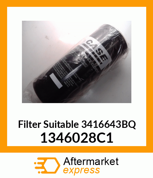 Filter Suitable 3416643BQ 1346028C1