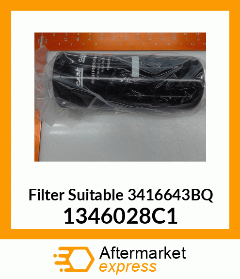 Filter Suitable 3416643BQ 1346028C1