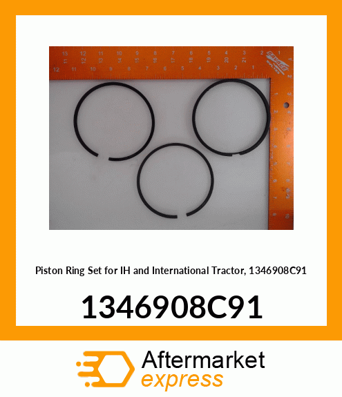 Piston Ring Set for IH and International Tractor, 1346908C91 1346908C91