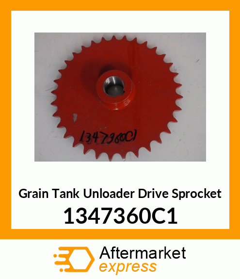 Grain Tank Unloader Drive Sprocket 1347360C1