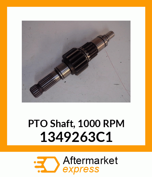 Spare part 1349263C1 + PTO Shaft, 1000 RPM