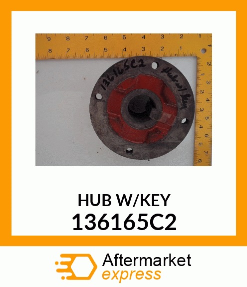 HUB W/KEY 136165C2