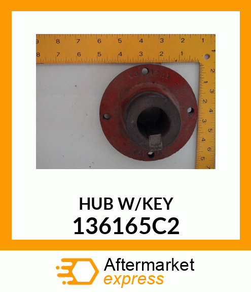 HUB W/KEY 136165C2