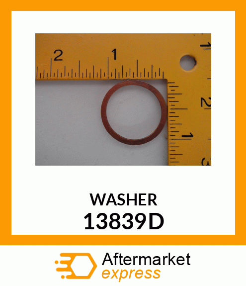 WASHER 13839D