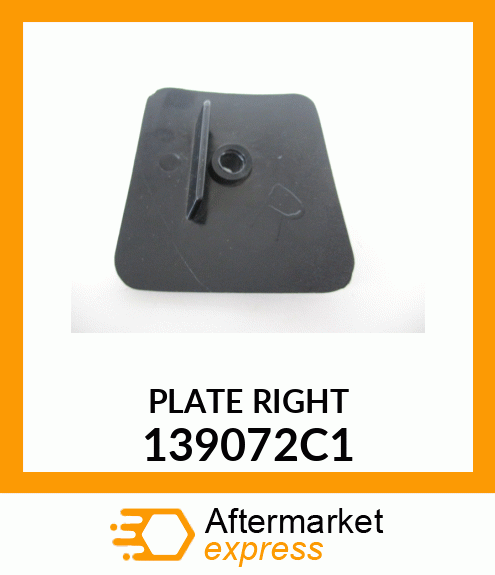 PLATE RIGHT 139072C1