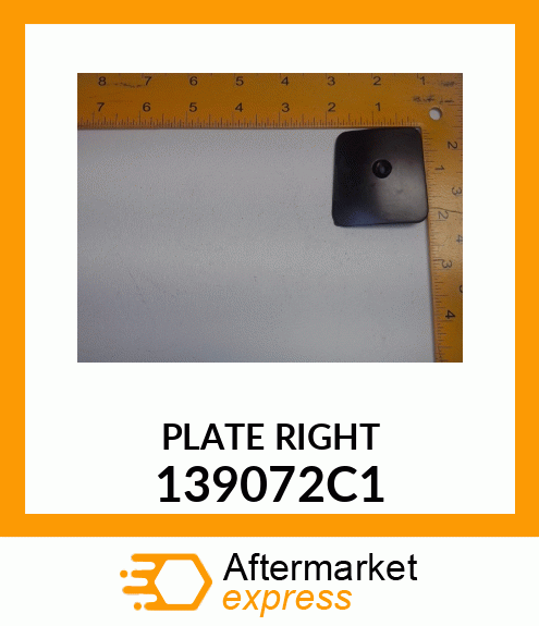 PLATE RIGHT 139072C1