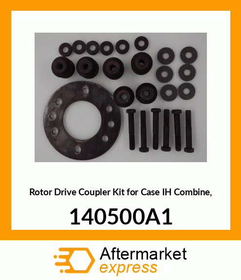 Spare part 140500A1 + Rotor Drive Coupler Kit for IH Combine, 140500A1