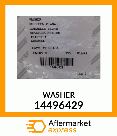 WASHER 14496429