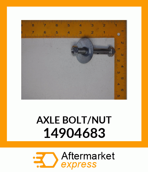 AXLE BOLT/NUT 14904683