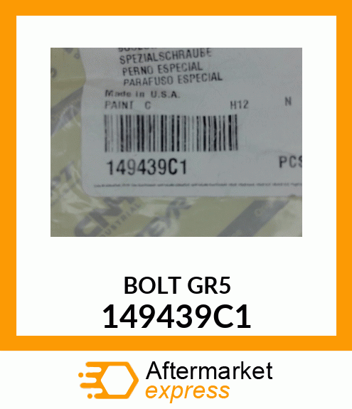 BOLT GR5 149439C1