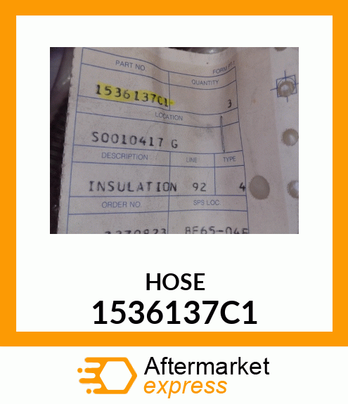 HOSE 1536137C1