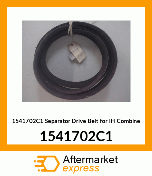 1541702C1 Separator Drive Belt for IH Combine 1541702C1