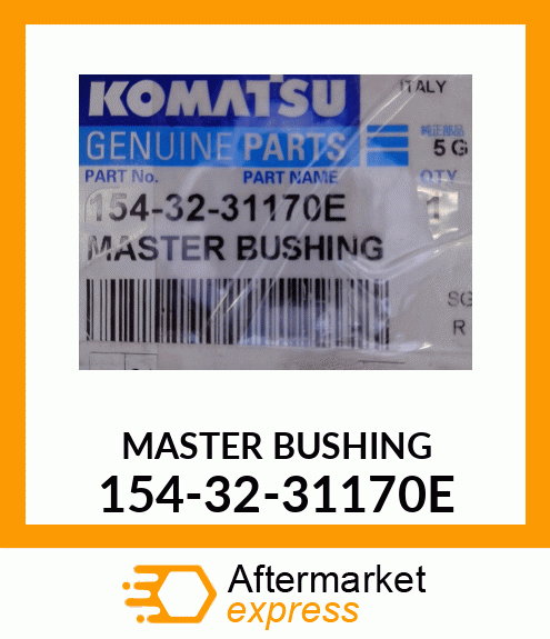 MASTER BUSHING 154-32-31170E