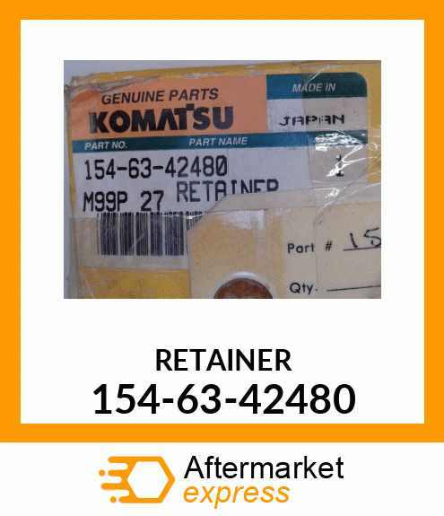 RETAINER 154-63-42480