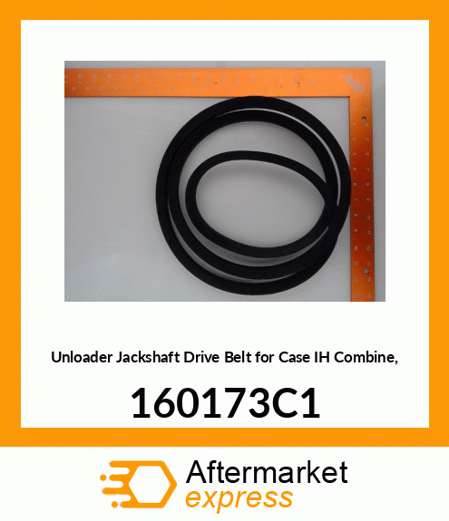 Unloader Jackshaft Drive Belt for IH Combine, 160173C1 160173C1