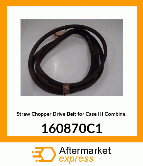 Straw Chopper Drive Belt for IH Combine, 160870C1 160870C1